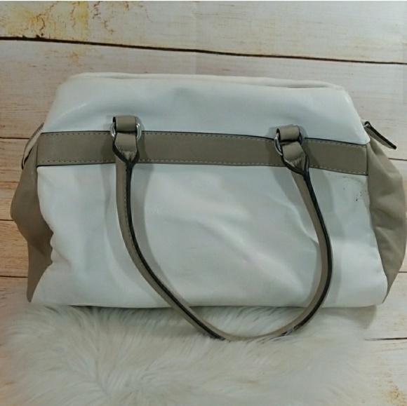 Guess handbag shoulder bag white & coral fringe - Picture 5 of 7